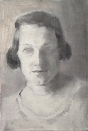 Blanca Amorós, Ausencia, 22x33cm, Oil on Linen, 2015, Lachenmann Art