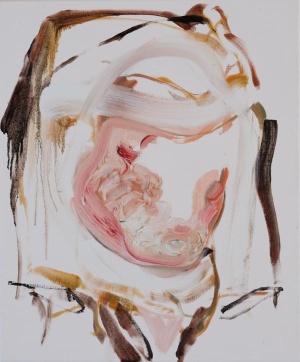 Jukka Rusanen, Mercy, Öl auf Leinwand, 2018, 60 × 50 cm