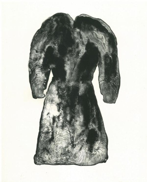 Ji-Hyun Bae, Kleid, 1993, Lithographie, 35 x 42 cm