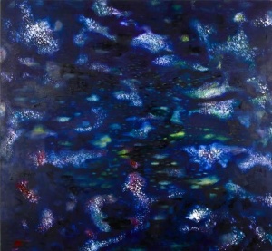 Aya Onodera, Die Meerader 2, 140x150, oil on canvas, 2011, Lachenmann Art