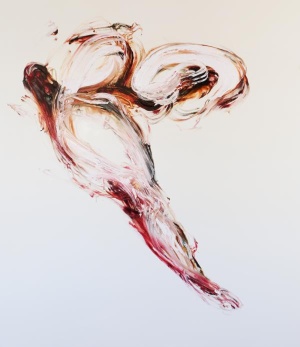 Jukka Rusanen, Leda without the Swan, Öl auf Leinwand, 2018, 220 × 190 cm