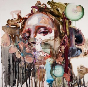 Justine Otto, jos, 55 x 55 cm, oil on mdf, 2016