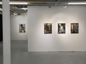 Installation View ›Speculations/Simulations‹ with works by Genti Korini at Lachenmann Art Frankfurt